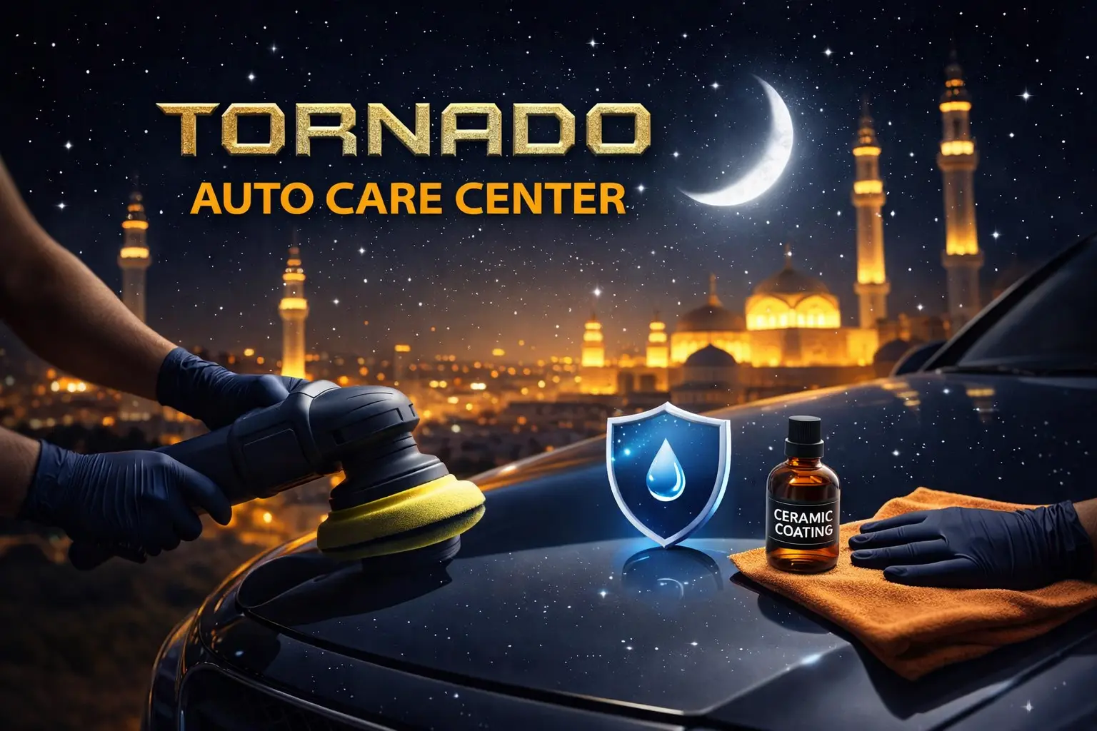 عروض تلميع سيارات جدة بخصم 35% مع نانو سيراميك هدية