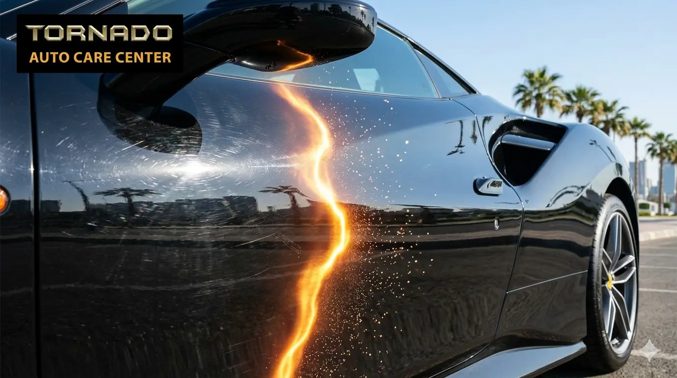 الحل النهائي لـ علاج خدوش السيارة السطحية وتقنية الشفاء الذاتي