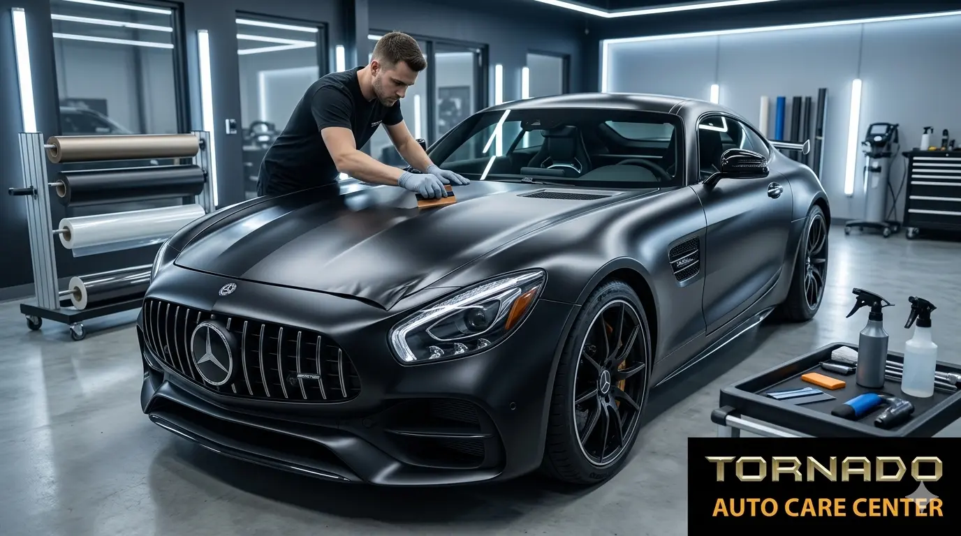 أين تحصل على تركيب PPF مطفي بالمعالجة الذاتية في جدة